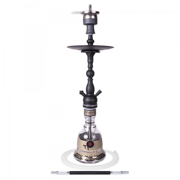 Shisha 110.01 Harfi matt schwarz transparent 